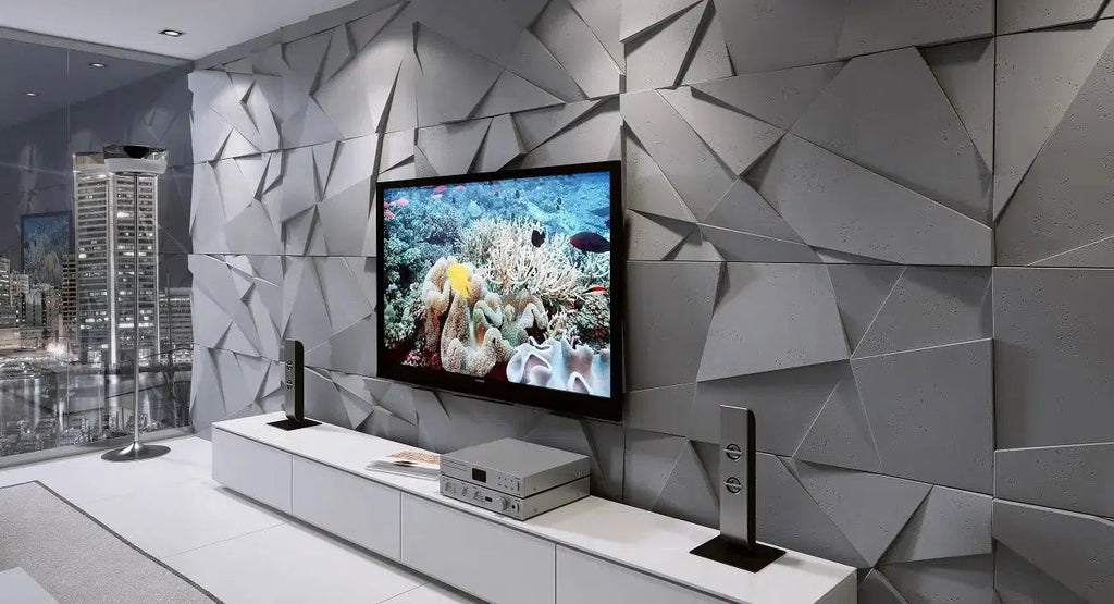 Improve feature walls with 3D Concrete Panels: Durability Meets Design-DecorMania