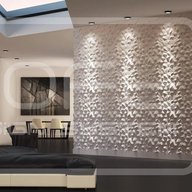 3D Wall Panel - PEAKS - Gypsum Panels | DecorMania