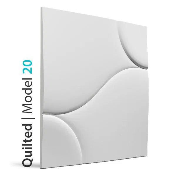 3D Wall Panel - QUILTED - Gypsum Panels | DecorMania