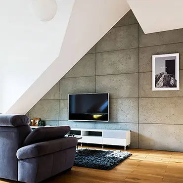 Concrete Wall Panel INTERIOR attic wall- 100 x 50 cm-Concrete Panels-DecorMania