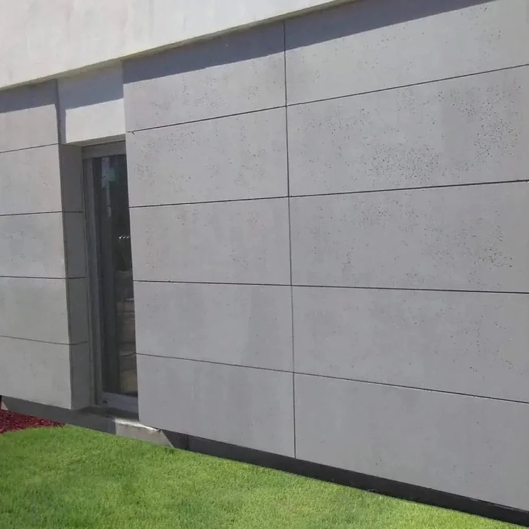 architectural GRC concrete wall panel exterior anthracite WallSet - DecorMania