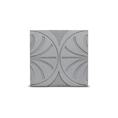 Concrete 3D Tile CARINA Grey - Box of 6 - 3D Concrete Tiles | DecorMania