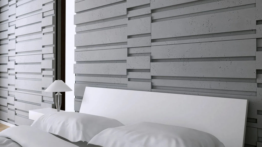 Concrete 3D Wall Panel ROOFTOPS - 3D Concrete Panels | DecorMania