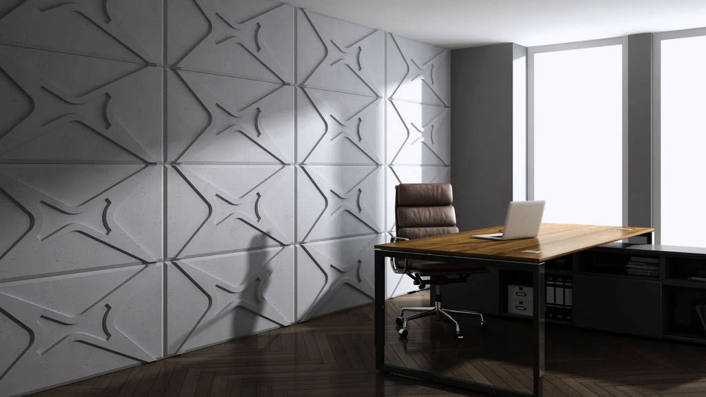 Concrete 3D Wall Panel STARS - 3D Concrete Panels | DecorMania