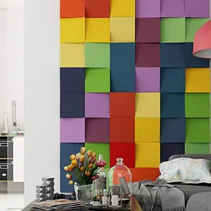 CUBIC Acoustic soft 3D wall panel - 3D Wall Panels | DecorMania