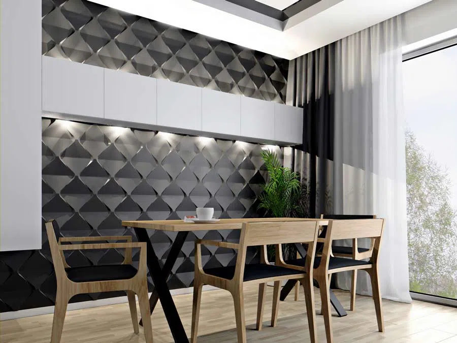 DIAMONDS 3D Wall Panel Model 07 - 3D Polystyrene Wall Panels | DecorMania