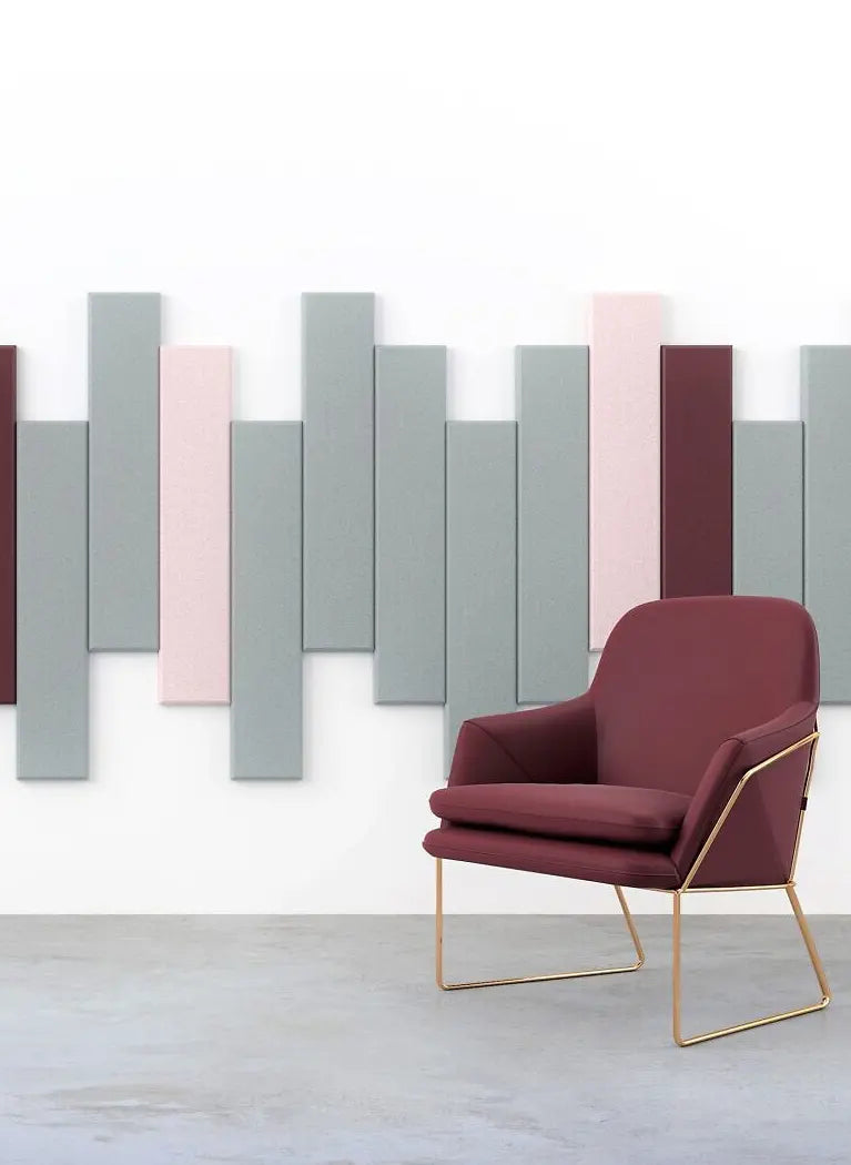 Fluffo soft wall panels on wall - Model Stick