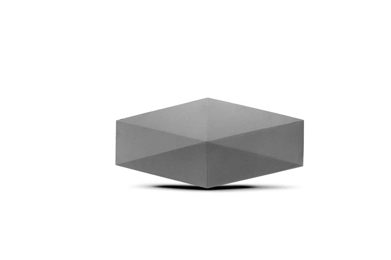 Gypsum 3D Tile DIAMOND Dark Grey - 3D Gypsum Tiles | DecorMania