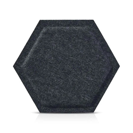 HEXA BOLD Felt Panel - BLACK - Felt 3D Panels | DecorMania