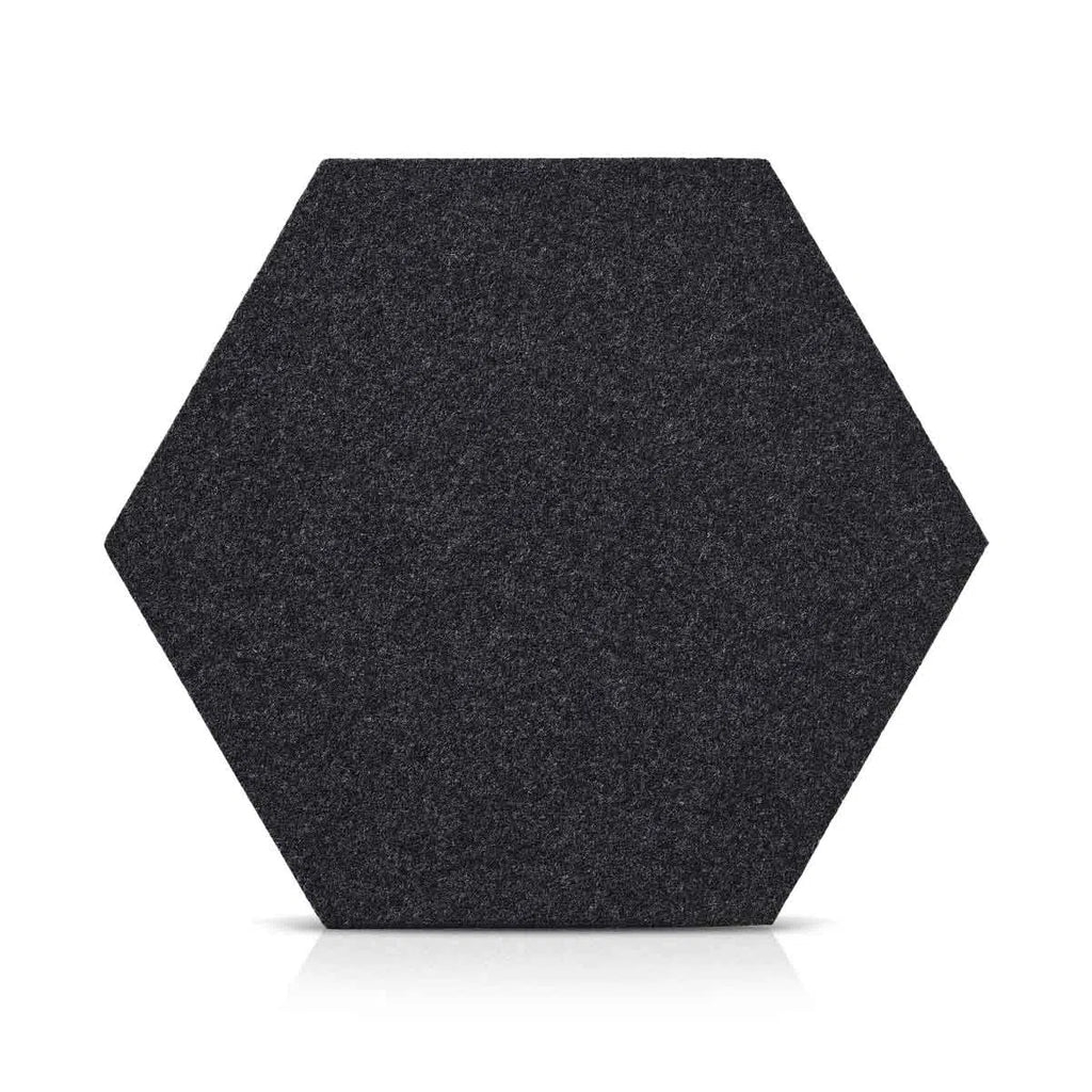 HEXA Felt 2D Panel - BLACK - Felt 3D Panels | DecorMania