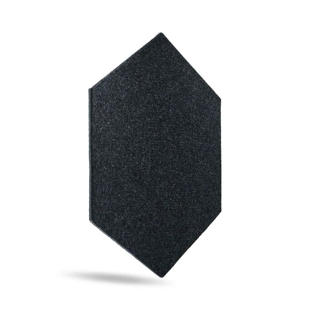 HEXA Felt 2D Panel - BLACK - Felt 3D Panels | DecorMania