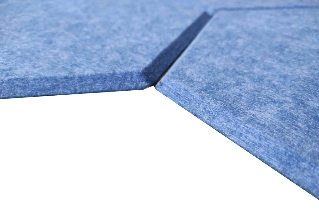 HEXA Felt 3D - DARK BLUE 3pcs. - Felt 3D Panels | DecorMania