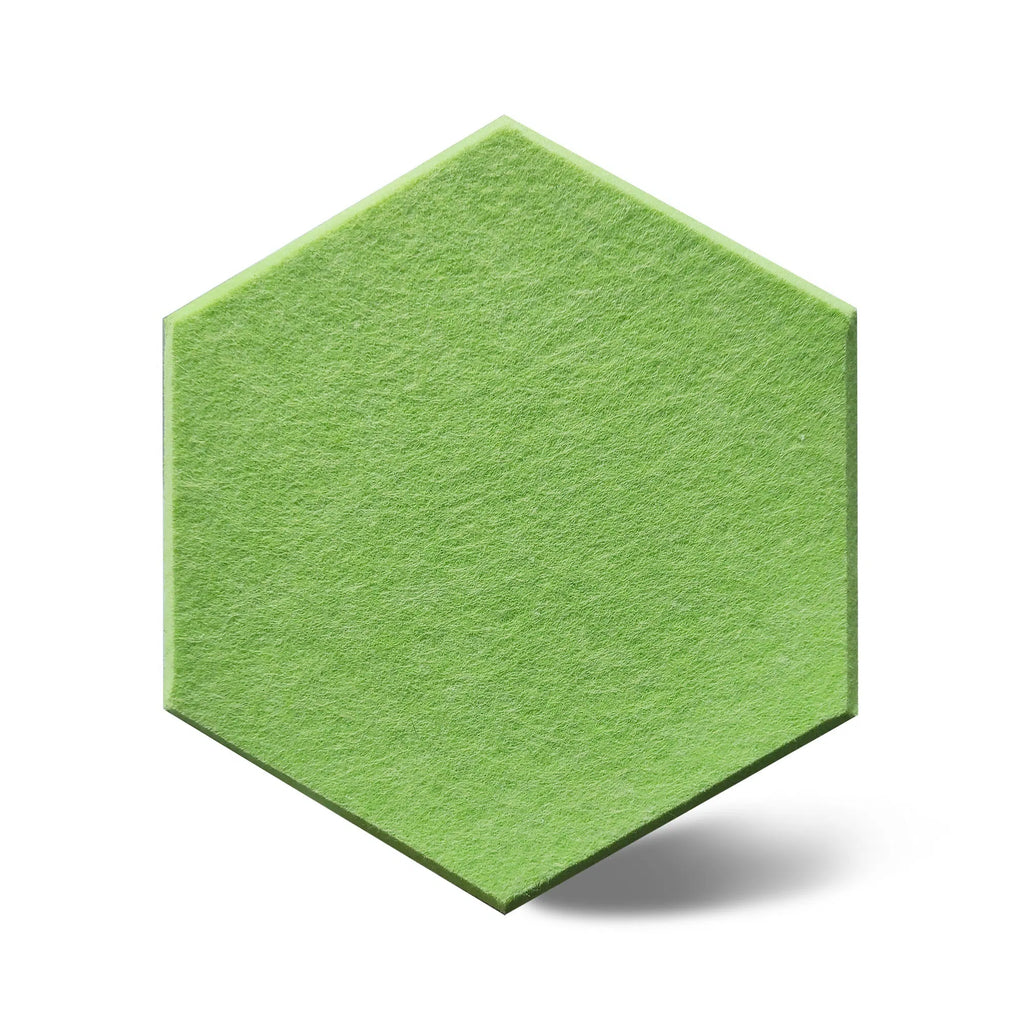 HEXA Felt 3D Panel - GREEN 3pcs. - Felt 3D Panels | DecorMania