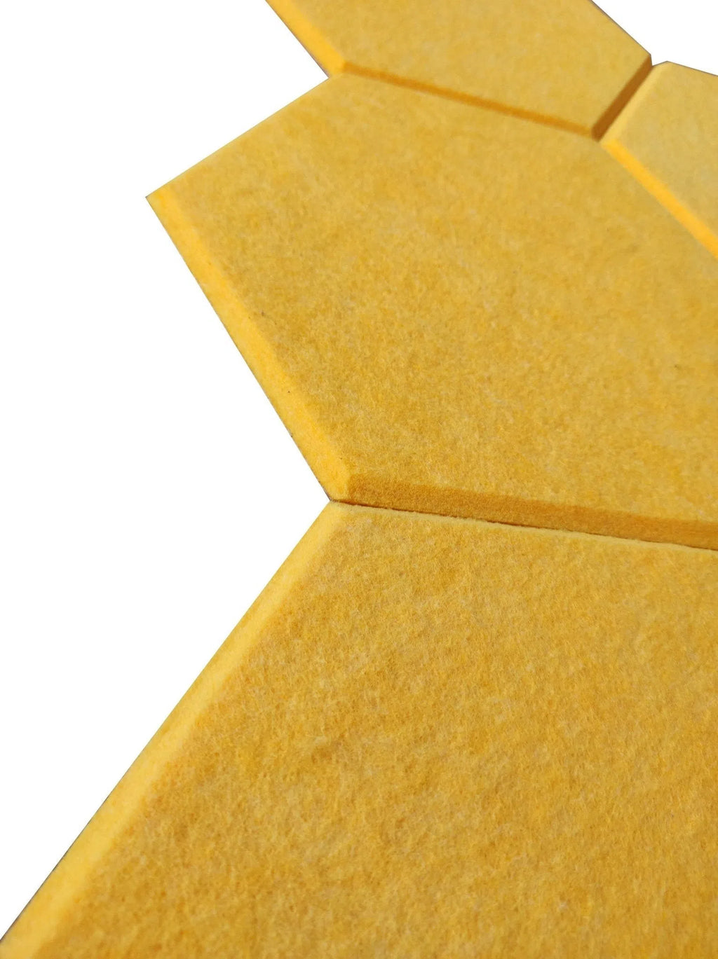 HEXA Felt 3D Panel - YELLOW 3pcs. - Felt 3D Panels | DecorMania