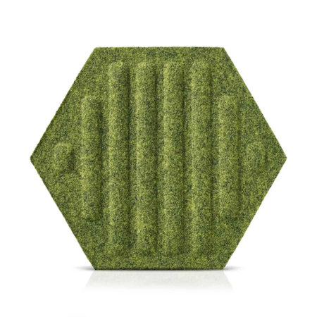 HEXA RIFT Felt Panel - OLIVE - Felt 3D Panels | DecorMania