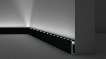 IL10 2M BLACK WALLSTYL SKIRTING BOARD - Covings | DecorMania