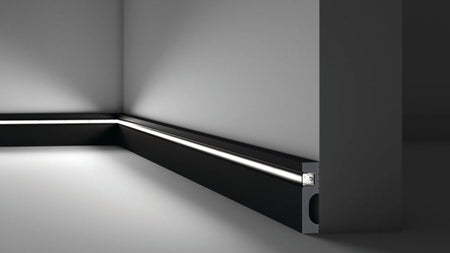 IL11 2M BLACK WALLSTYL SKIRTING BOARD - Covings | DecorMania