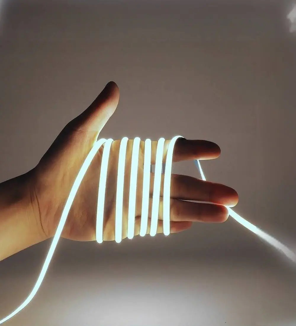 LED stripe flexible on hand