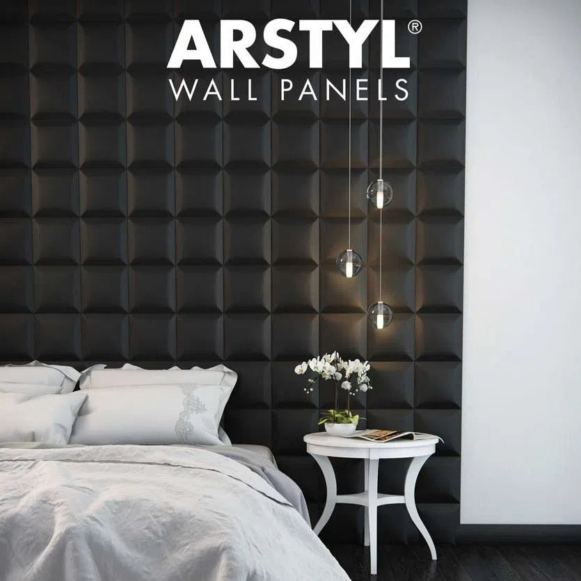 SQUARE 3D WALL PANEL 1PC - Arstyl Panels | DecorMania