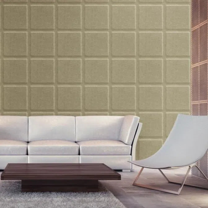 SQUARE BOLD Felt Panel - CREAM - Felt 3D Panels | DecorMania