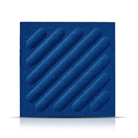 SQUARE RIFT 2 Felt Panel - INDIGO - Felt 3D Panels | DecorMania