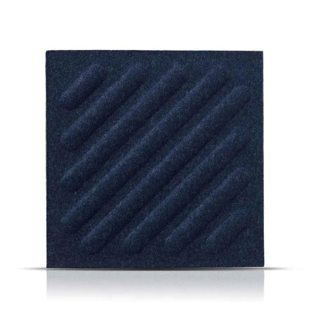 SQUARE RIFT 2 Felt Panel - NAVY - Felt 3D Panels | DecorMania