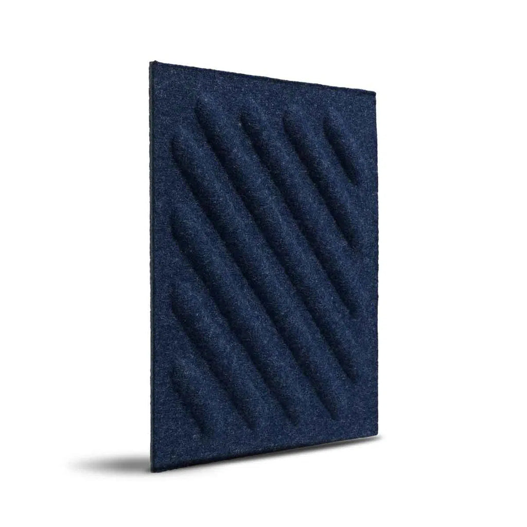 SQUARE RIFT 2 Felt Panel - NAVY - Felt 3D Panels | DecorMania