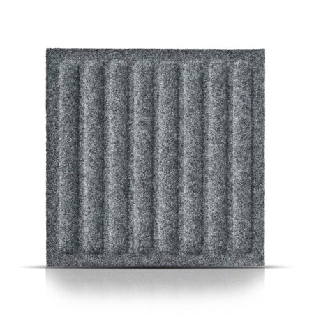 SQUARE RIFT Felt Panel - GREY - Felt 3D Panels | DecorMania