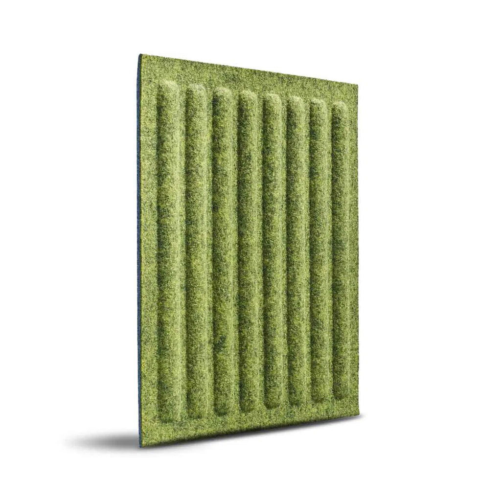 SQUARE RIFT Felt Panel - OLIVE - Felt 3D Panels | DecorMania