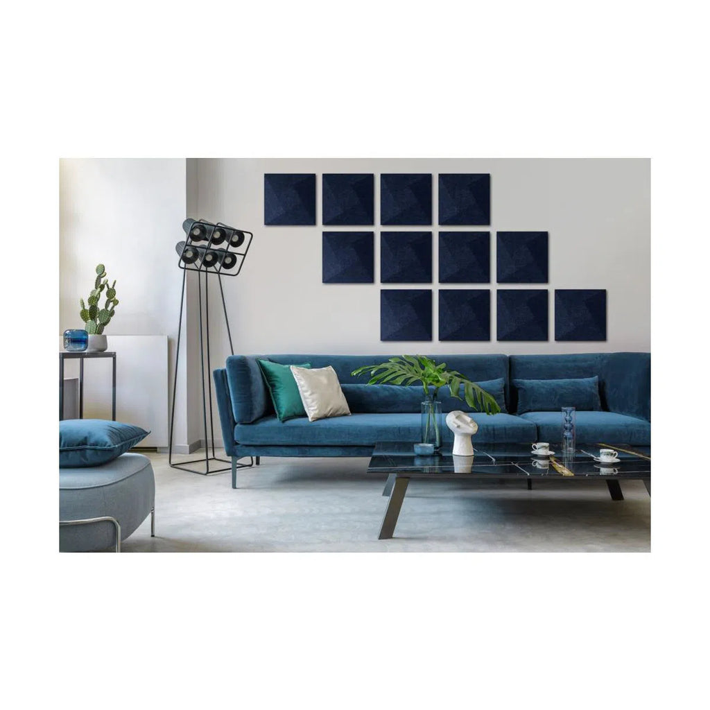 TWIST Felt Panel - NAVY - Felt 3D Panels | DecorMania