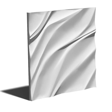 "Waves" 3D Wall Panel Model 01 - Gypsum Panels | DecorMania