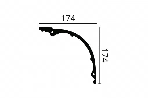 Z42 ARSTYL® SET OF 2 INTERNAL CORNERS - Covings | DecorMania